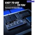 Anedshaop Analog Bass Synthesizer and Sequencer, Donner Essential B1 with New style Intuitive User Interface, 128 Patterns Memory, Saturation. 