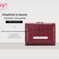 Crocodile Pattern Camany & Kane  New Women Short Wallet Brand Card Holder Simple Coin Pocket Female Purse Women's Wallet. 