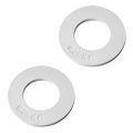 fasdaga 2X Fractional Weights Fractional Weights Mini Weight Plates Strength Training Plates Accurate Accessory White 0.25Kg. 