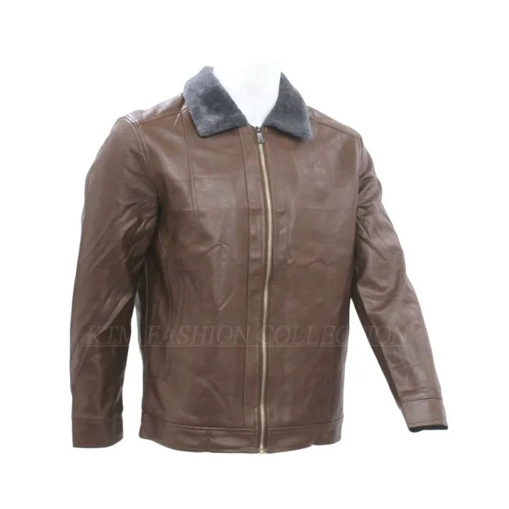 Brown%20Leather%20Fur%20Jacket%20For%20Men%20/Leather%20Jacket%20For%20Men%20By%20KTM%20-%20Image%203