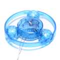 Blue Color Plastic Double Handed Lightening Yoyo Toy|Perfect Indoor Game For Kids| Spinning Toy For Kids. 