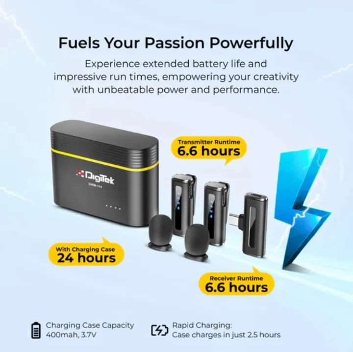 Digitek%C2%AE%20DWM-114%202-in-1%20Wireless%20Mic,%20360%C2%B0%20Sound,%20Noise%20Reduction,%2040m%20Range,%206.6Hr%20Battery%20-%20Image%203