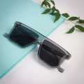 Gorkha Brand Unique Design Trendy Polarized Premium Quality Gray Transparent Black Sunglasses For Men. 