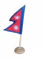 SIngle Nepali Flag Stand for Table and Desk. 