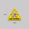 Baby on Board Car Water proof Sticker. 