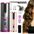 Curling Machine Portable Wireless Automatic Hair Curler USB Rechargeable With LCD Thermostat Electric Hair Curler. 
