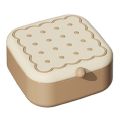 Lightweight Portable Mini Sewing Box Set Cookie Shape Partitioned Magnetic Needle Thread Box Threads Measuring Tape Home Sewing Box Travel. 