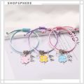 ShopSphere 3pc Lucky Charm Handmade Couple Trio Friendship Bracelet Moon/Bff/Sunflower Style for Friend Kids GirlFriends/lover Wax Rope Bracelet Fashion Accessories as Birthday Christmas gifts Mother's Day Gift. 