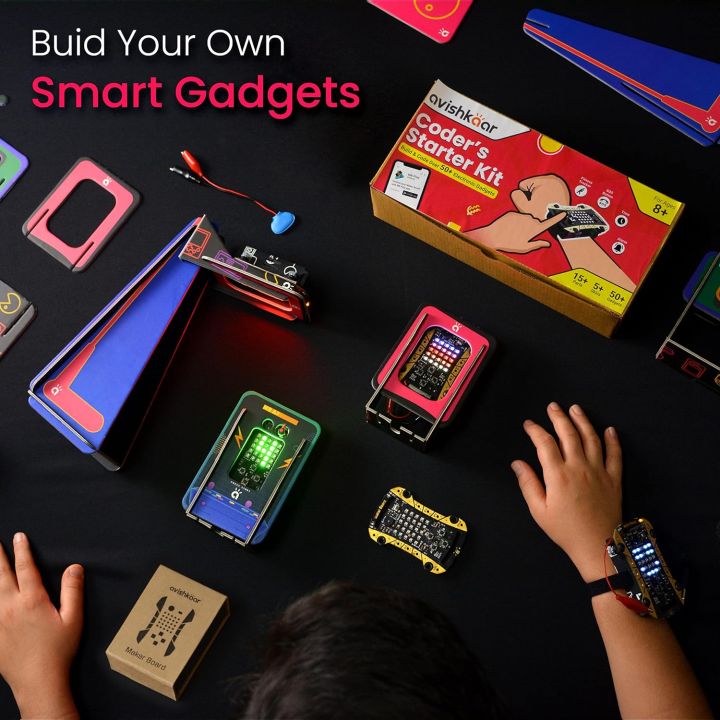 Avishkaar%20Coder's%20Starter%20Kit%20%7C%205-in-1%20DIY%20Programmable%20Electronics%20Kit%20%7C%20Ages%2010-14%20%7C%20Build%20&%20Code%20%7C%20Controlled%20with%20Mobile%20App%20&%20Desktop%20Software%20-%20Image%202