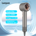 Lanyun Professional Leafless Hair Dryer 110V/240V Negative Ionic 2025 New Hair Dryer Hot/ Cold Blow Dryer Hairdryer Home Appliance. 