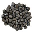 1 KG Large Size Glossy Black Stone Pebbles For Aquarium And Garden Decoration. 