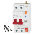 Tuya Smart WiFi RS485 2P 63A MCB Breaker Prepaid Meter Switch Voltage Current Protector Voice Control Alexa Easy Install Easy to Use. 