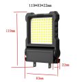New Angle Adjustable LED Work Light Super Bright Rotatable Outdoor Searchlight Long-Lasting Strong Light Durable Portable Work Lights 12-72V Li-ion Battery. 