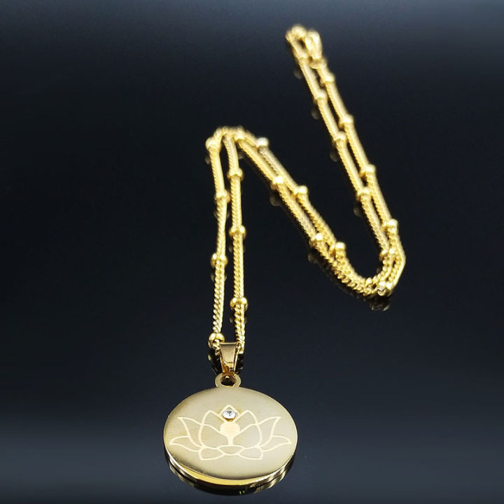2020%20Crystal%20Stainless%20Steel%20Statet%20Necklace%20for%20Wo%20Gold%20Color%20Lotus%20Neckless%20Jewelry%20mujer%20N194924%20-%20Image%203