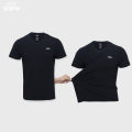 Doro Black Tactical Stretchy Plain T-shirt for Men. 