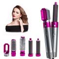 5 In 1 Dyson Dupe Rotating Brush Hot Air Styler Comb Curling Iron Roll Styling Brush Dryer Blow With Nozzles Heat Setting. 