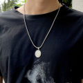 【Mega Sale】New Retro Queen's Head Necklace Men's Trendy Fashion All-match Popular Men's. 