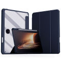 Premium Leather Flip Case For Oneplus Pad 11.61 Inch 2023 With Pencil Holder Hard Pc Shockproof Tri-Fold Hybrid Slim Cover. 
