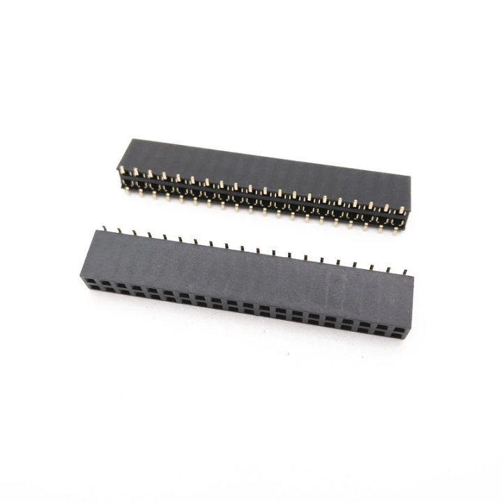 2.54mm%202%C3%9720%20Pin%20Female%20Double%20Row%20SMT%20Header%20Strip%20(Pack%20of%203)%20-%20Image%202