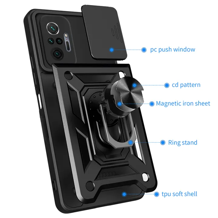 Vantime%20for%20Xiaomi%20Redmi%20Note%2010%20Pro%204G%20Case%20Stand%20Slide%20Lens%20Cover%20Shockproof%20Hard%20Phone%20Back%20Casing%20-%20Image%205