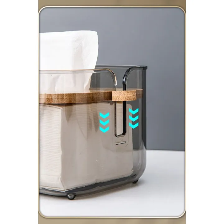 New%20Transparent%20Automatic%20Descent%20Tissue%20Box%20Bamboo%20Lid%20Large%20Capacity%20Tissue%20Holder%20Creative%20Dustproof%20Paper%20Towel%20Storage%20Box%20-%20Image%205