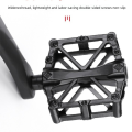 Pair Practical Double Ball Bicycle Pedals Aluminum Alloy Anti Skid Mountain Bike Pedals Flat Ultra-Light Cycling Treadle Platform Road Cycling Accessories. 