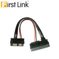 Frist link 6 inches Slimline 13 pin SATA Male to 22 Pin SATA Female Cable Adapter-SATAIII cable. 