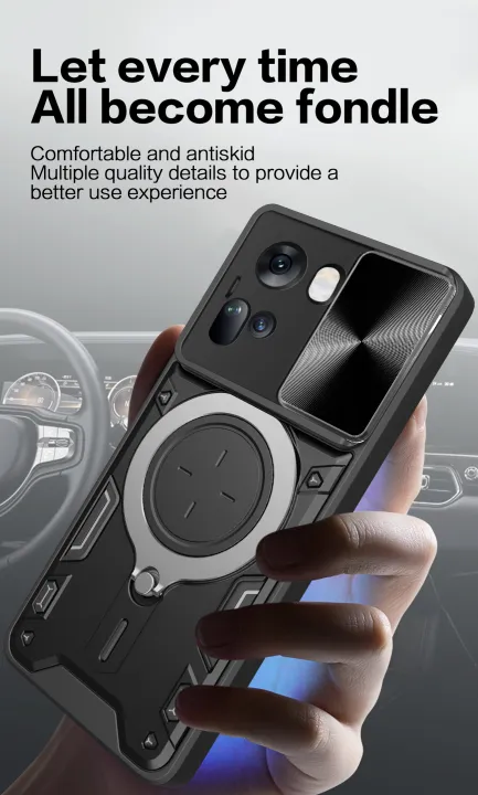 Lenuo%20Shockproof%20Armor%20Case%20For%20OPPO%20Reno%2011%205G%20Phone%20Case%20Car%20Magnetic%20Ring%20Stand%20Holder%20Push%20Pull%20Camera%20Lens%20Protection%20Hard%20Back%20Cover%20-%20Image%203