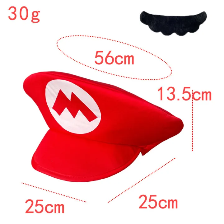 Linman%20Tryon%20Super%20Mario%20Red%20Green%20Cap%20White%20Gloves%20Cosplay%20Cartoon%20Hat%20s%20with%20Moustache%20Unisex%20Caps%20Cos%20Props%20Party%20Costumes%20Accessories%20-%20Image%202