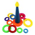 Baby Playing Stacking Ring Tower. 