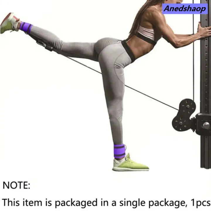 Anedshaop%20Fitness%20Ankle%20Strap%20for%20Cable%20Machines%20Padded%20Ankle%20Attachment%20Fifty%20percent%20discount%20for%20Leg%20and%20Glute%20Gym%20Ankle%20Cuff%20Booty%20Hip%20Kickbacks%20Exercises%20-%20Image%202