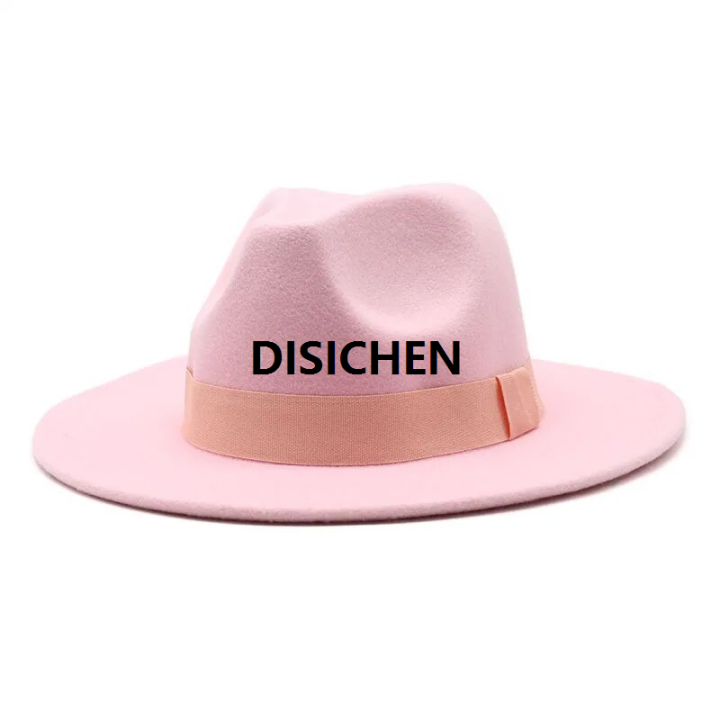 DISICHEN%202023%20New%20Hot%20Wide%20Brim%20Felt%20Fedora%20Hats%20With%20Bee%20Ribbon%20Autumn%20Winter%20Wedding%20Party%20Trilby%20Hat%20Men%20Gentleman%20Jazz%20Hats%2056-58CM%20Portable%20-%20Image%207