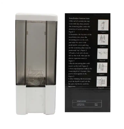 Wall%20Mounted%20Abs%20Plastic%20Key%20Lockable%20Manual%20Soap%20Dispenser%20500ML%20-%20Black%20-%20Image%205