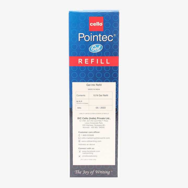 Cello%20Pointec%20Gel%20Pen%20Refill%20(Black%20Ink%20)%20Pack%20Of%2010%20-%20Image%205