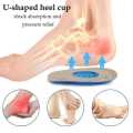 Soft Gel For Plantar Fasciitis Heel Spur Insoles Comfortable Shock Absorption Treatment Pain Relief Shoes Cushion Pads. 
