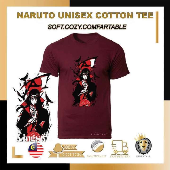 Korea%20Promosi%20Murah%20NARUTO%2035%20ITACHI%20TShirt%20100%25%20Cotton%20Unisex%20Short%20Sleeve%20Bu%20Men%20Women%20Ready%20Stock%20COD%20-%20Image%205