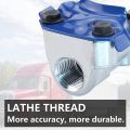Ktteay Universal Gladhand Emergency & Service Brake Air Hose Coupling Connectors Glad Hands Parts for Semi Trucks Trailers RVs. 