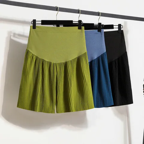 Maternity%20shorts%202022%20summer%20thin%20trendy%20mom%20loose%20straight%20pants%20fashion%20wear%20outside%20Internet%20celebrity%20pants%20casual%20belly%20pants%20-%20Image%203