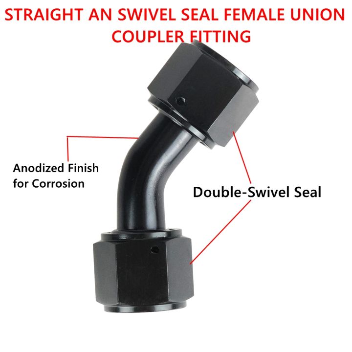 New%20Universal%20AN4%20AN6%20AN8%20AN10%20Female%20To%20Female%20Union%20Aluminum%200/45/90%20Degrees%20Hose%20Fitting%20Adaptors%20Elbow%20Oil%20Cooler%20Connectors%20-%20Image%205