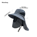 Wenefang Summer Sun Protection Hat Men Outdoor UV Protection Fishing Cap 360° Neck Face Protection Cycling Climbing Mask Sunshade Hats. 
