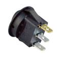 16A 12V Car Truck Round Rocker Toggle Switch Red LED SPST. 