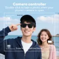 Smart Bluetooth Audio Sunglasses – New Black | Voice Assistant, Open-Ear Speakers, UV Protection, Hands-Free Control Glasses - Ojustore. 
