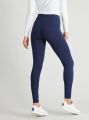Livingtex Leggings For Women/ Blue Color Super Stretchable Leggings For Women - Fashion | Fitness Wear | Leggings For Women. 