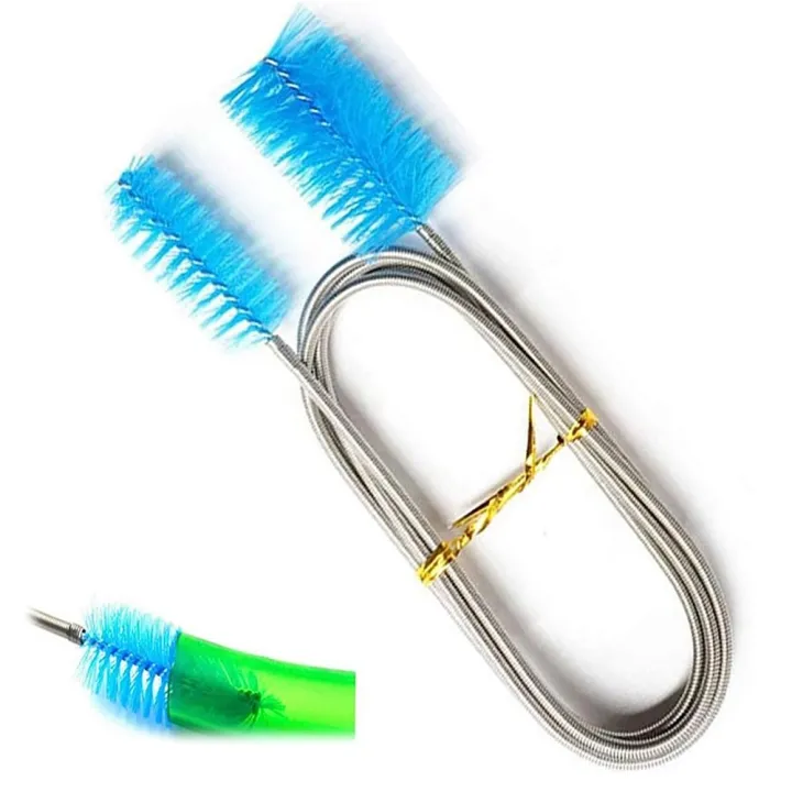 Flexible Blue 61" Pipe Brushes Extra-Long Stainless Steel Tube Cleaning ...