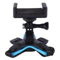 Chin mount Plus Phone holder Motovlog with Smartphone Helmet Mount. 
