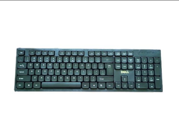 Bk-02 English Logo Embored Normal Wired Keyboard