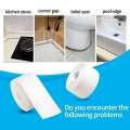 Bath & Kitchen Tape Sealant Strip PVC Self Adhesive Tub and Wall Sealing Tapes Caulk Waterproof Shower Tile Sealer. 
