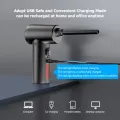 Geevorks 2-in-1 Dust Blower Air Pump Cordless Electric Air Duster with 4 Nozzles for Air Conditioner Computer Keyboard Cleaning. 