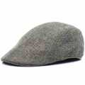 Solid Stylish Casual Cotton Flat Hat For Men | Grey Plain Cotton Retro Sytyle British Hat For Men | Retro Cap For Men. 