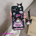 Kuromi Case OPPO CPH1903 CPH1905 CPH1907 CPH1909 CPH1911 CPH1912 CPH1913 CPH1920 CPH1923 Phone Case Fashion Cartoon Cute Kuromi with Lanyard Stand Holder Soft Silicone Rubber Shock-proof Back Cover. 